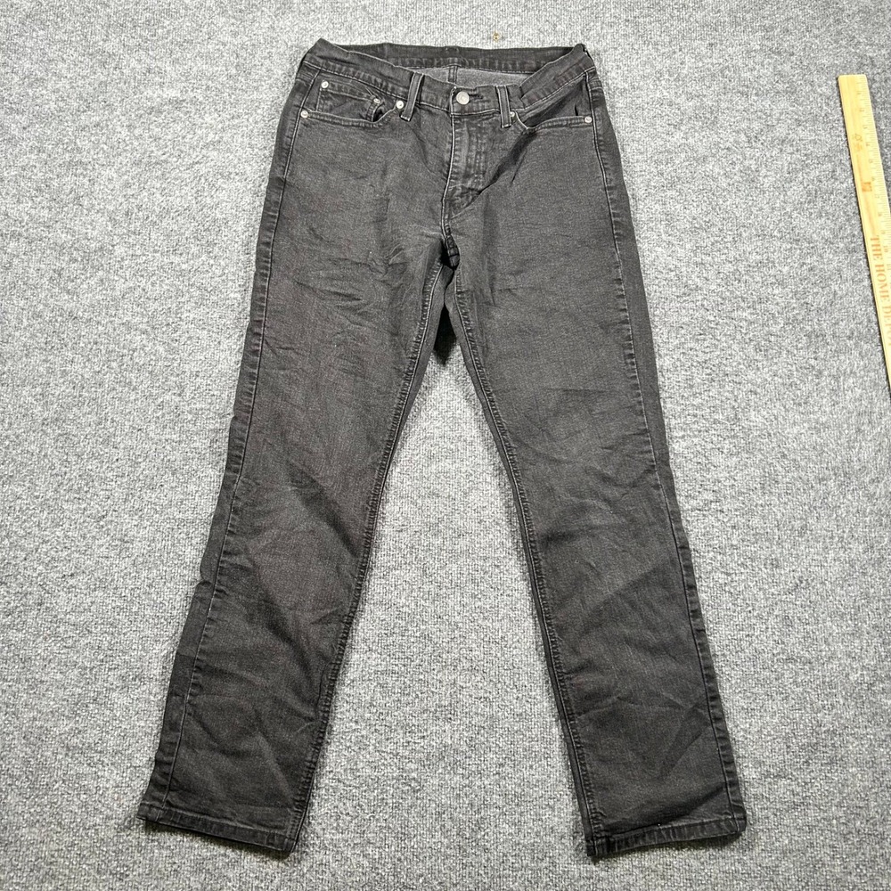 Levi's Jeans Mens Size 32 Black 511 Slim Fit Faded Denim Casual Pants 18181-0422